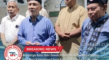 Keluarga Amir Biki Desak Pemerintah Pulihkan Nama dan Beri Kompensasi bagi Korban Tanjung Priok 1984