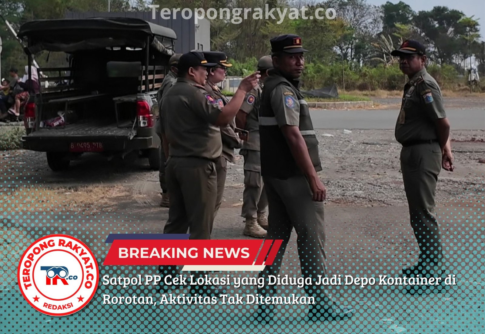 Satpol PP Cek Lokasi yang Diduga Jadi Depo Kontainer di Rorotan, Aktivitas Tak Ditemukan