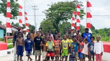 Program Jembatan Garuda Hadirkan Akses Lebih Mudah bagi Warga Kamoro Jaya