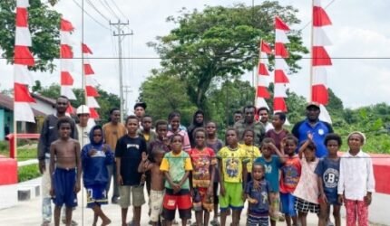 Program Jembatan Garuda Hadirkan Akses Lebih Mudah bagi Warga Kamoro Jaya - Teropong Rakyat