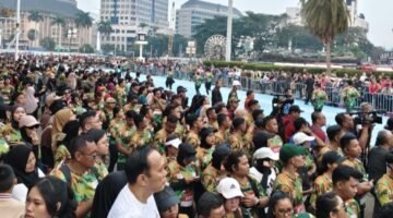 TNI Run 2026 Meriahkan Rangkaian HUT Ke-81 TNI, 15.965 Pelari Padati Monas