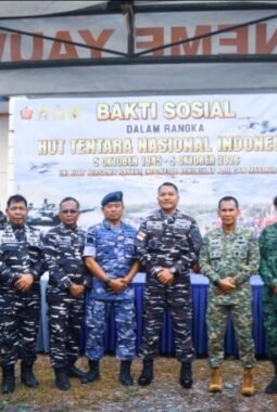 Semarak HUT ke-81 TNI, Bakti Sosial di Nawaripi Disambut Antusias Warga
