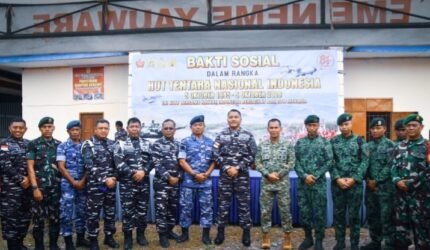 Semarak HUT ke-81 TNI, Bakti Sosial di Nawaripi Disambut Antusias Warga - Teropong Rakyat