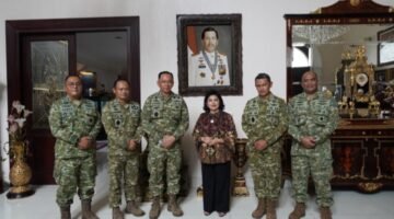 Jelang HUT Ke-81 TNI, Pasahli Panglima TNI Anjangsana kepada Mantan Panglima TNI