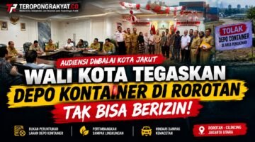 Audiensi di Balai Kota Jakut, Wali Kota Tegaskan Depo Kontainer di Rorotan Tak Bisa Berizin