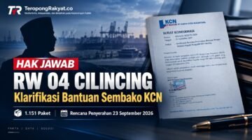 HAK JAWAB : Ketua RW 04 Cilincing Sampaikan Hak Jawab soal Bantuan Sembako KCN