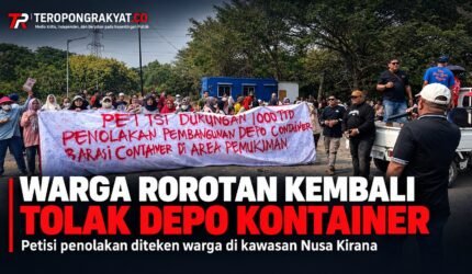 Warga Rorotan Kembali Gelar Aksi, Tolak Rencana Depo Kontainer di Kawasan Permukiman - Teropong Rakyat