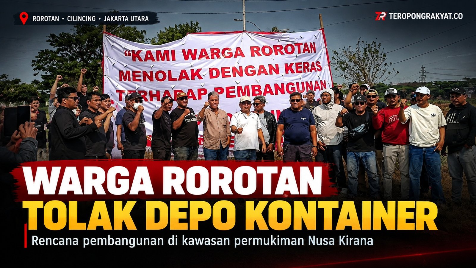 Warga Rorotan Tolak Rencana Pembangunan Depo Kontainer di Kawasan Permukiman