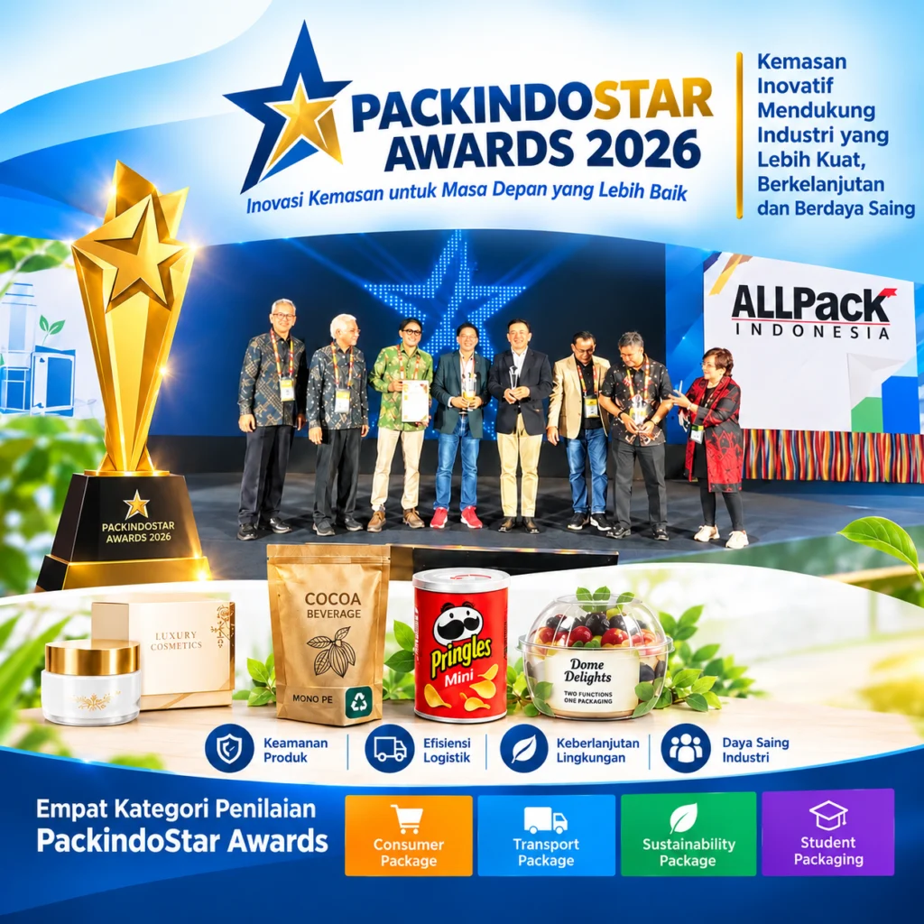 Portal Berita Indonesia dan Dunia Terkini Hari Ini, Update Harian Terbaru, Terlengkap, Tajam, Aktual dan Berimbang. PackindoStar Awards 2026 Buka Peluang Industri Kemasan Indonesia Mendunia - Teropong Rakyat