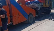 armada truk sampah milik Dinas Lingkungan Hidup dan Kebersihan (DLHK) Kota Tangerang dengan nomor plat B 9133 COQ terbakar pada Bulan Mei lalu.