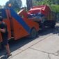 armada truk sampah milik Dinas Lingkungan Hidup dan Kebersihan (DLHK) Kota Tangerang dengan nomor plat B 9133 COQ terbakar pada Bulan Mei lalu.