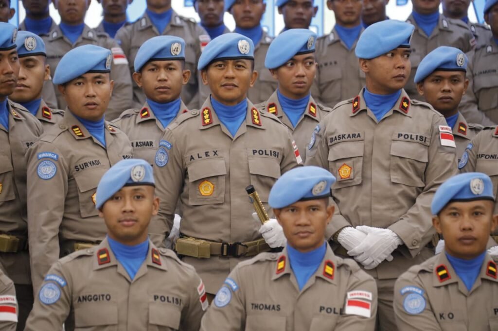 Polri Lepas 140 Personel FPU 8 MINUSCA, Siap Jalankan Misi Perdamaian di Afrika Tengah - Teropong Rakyat