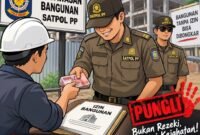 Gambar Ilustrasi Dugaan Anggota Satpol PP Kota Tangerang sedang lakukan Pungli