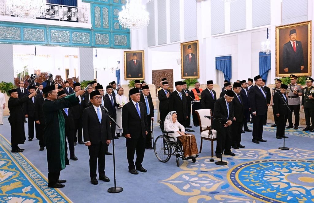 Panglima TNI Hadiri Pengangkatan 26 Anggota Wantimpres di Istana Negara