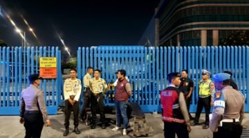 Patroli Cipta Kondisi Polres Pelabuhan Tanjung Priok, Polisi Sasar Sejumlah Objek Vital Antisipasi Gangguan Kamtibmas