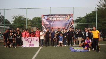 Pererat Persahabatan Antar Suporter, Polres Tangsel Gelar Duta Persahabatan Fun Football