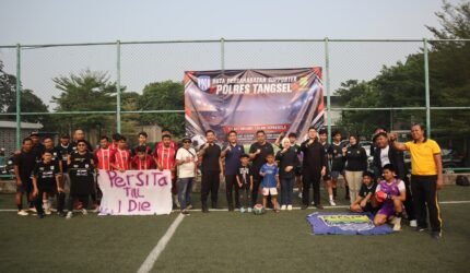 Pererat Persahabatan Antar Suporter, Polres Tangsel Gelar Duta Persahabatan Fun Football - Teropong Rakyat