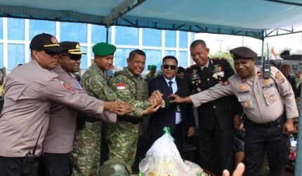 Upacara HUT TNI ke-81 di Yahukimo Berjalan Khidmat di Lapangan Abyu - Teropong Rakyat