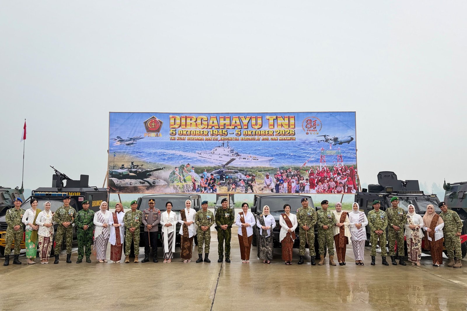 *Upacara HUT ke-81 TNI di Timika Berlangsung Khidmat*