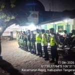 Cegah Aksi Begal, Koramil 12/Rajeg Bersama Polsek Rajeg Gelar Patroli Malam - Teropong Rakyat