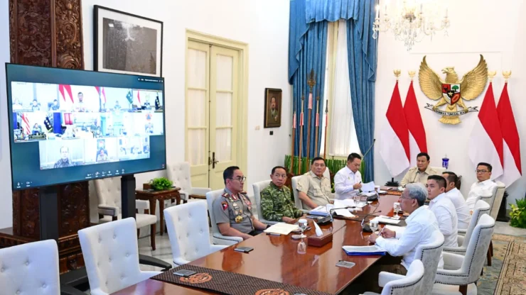 Panglima TNI Hadiri Ratas Penanganan Karhutla, Pemerintah Perkuat Upaya Pemadaman