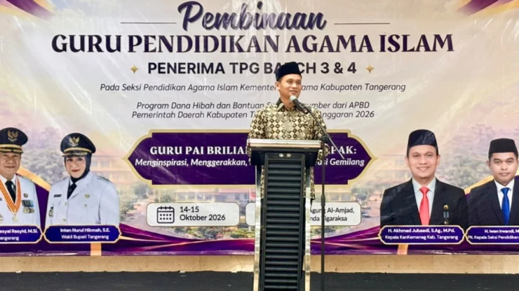 Kemenag Kabupaten Tangerang Berikan Pembinaan Guru PAI, Untuk Menbangun Ekosistem Pendidikan Kuat