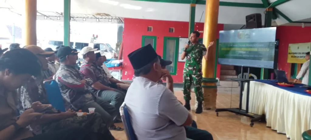 Rencana Pembangunan Yon TP 553/VRS di Srigonco Mulai Disosialisasikan, TNI Libatkan Tokoh Masyarakat - Teropong Rakyat