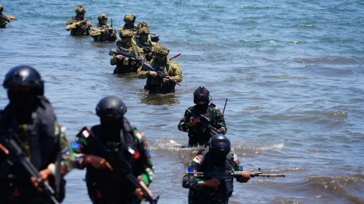 TNI–ADF Padukan Kekuatan Laut dan Udara dalam Demo Pendaratan Amfibi Keris Woomera 2026