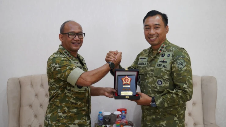 Perkuat Sinergitas Wilayah, Pangkogabwilhan II Terima Kunjungan Dankodaeral XIII dan Danlanal Balikpapan