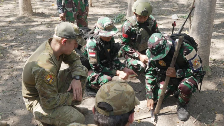 TNI–ADF Asah Kemampuan Bertahan Hidup di Alam Liar dalam Latgabma Keris Woomera 2026