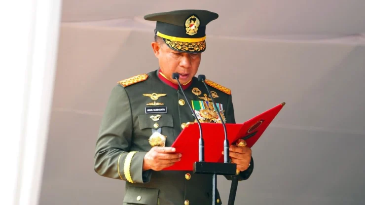 Panglima TNI Pimpin Upacara Pemakaman Alm Jenderal TNI (Purn) Subagyo HS