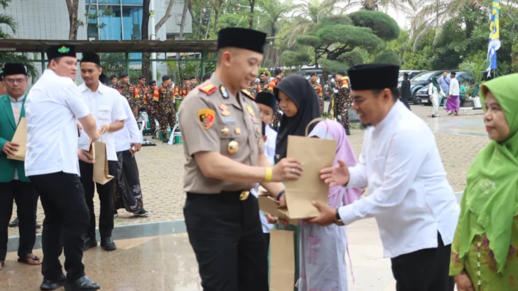 Kapolres Pelabuhan Tanjung Priok Hadiri Apel Hari Santri Nasional 2026 di Jakarta Utara, Perkuat Sinergi Ulama dan Umara