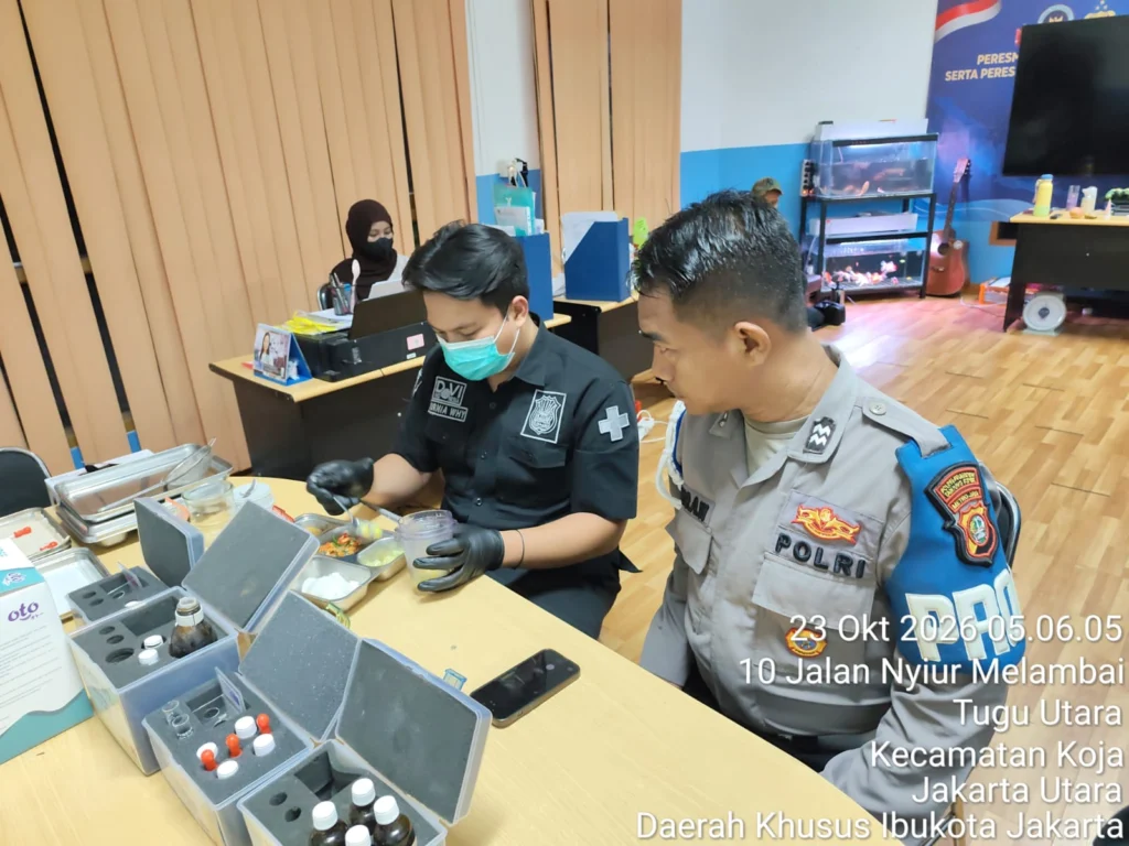 Sipropam Polres Pelabuhan Tanjung Priok Lakukan Pengawasan SPPG Rawa Badak Utara 04, Pastikan Keamanan dan Kelayakan Makanan - Teropong Rakyat