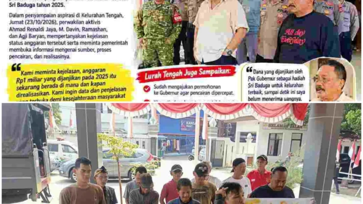 Dijanjikan Hadiah Rp1 Miliar, Kelurahan Tengah Mengaku Belum Menerima Dana
