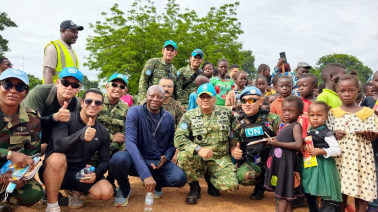 Perkuat Semangat Perdamaian dan Peduli Kemanusiaan, Mayjen TNI M. Asmi Hadiri Perayaan UN Day 2026 di Afrika Tengah