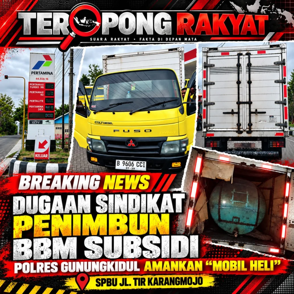 Mobil Heli Diduga Tampung Solar Subsidi, 11 Barcode MyPertamina dan Dugaan Jaringan Jadi Sorotan - Teropong Rakyat