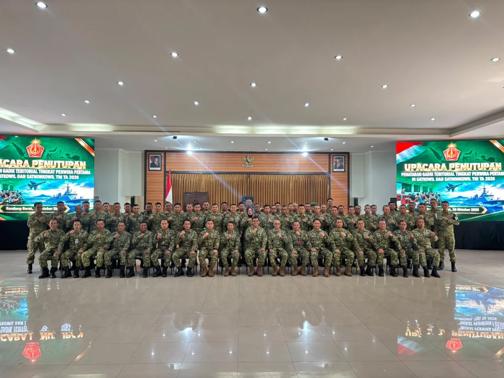 Dirpuanter Ster TNI Tutup Penataran Tenaga Pendidik Teritorial TA 2026 - Teropong Rakyat