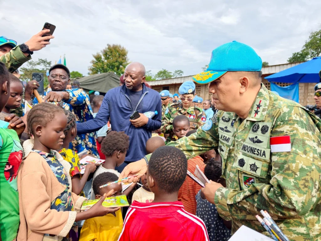 DFC Minusca Mayjen TNI Maychel Asmi Hadiri Peringatan UN Day 2026 di Republik Afrika Tengah - Teropong Rakyat