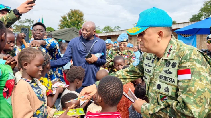DFC Minusca Mayjen TNI Maychel Asmi Hadiri Peringatan UN Day 2026 di Republik Afrika Tengah
