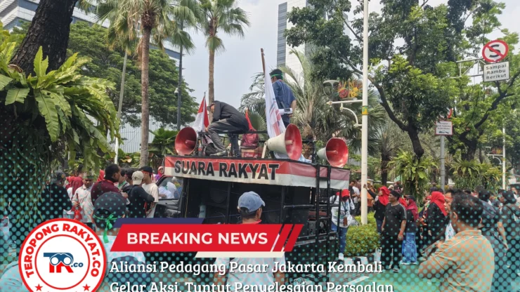 Aliansi Pedagang Pasar Jakarta Kembali Gelar Aksi, Tuntut Penyelesaian Persoalan Sebelum Revitalisasi