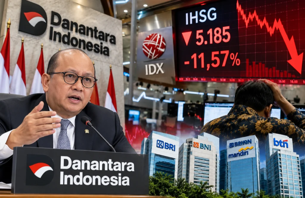 IHSG Anjlok 11,57 Persen, Danantara Siap Tampung Saham BUMN - Teropong Rakyat