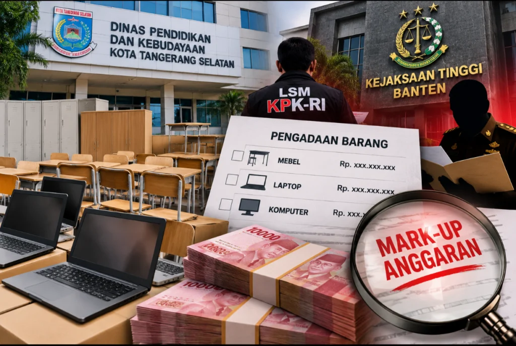 Anggaran Pengadaan Disdikbud Tangsel Jadi Sorotan, LSM KPK-RI Minta Kejati Banten Periksa Dokumen - Teropong Rakyat