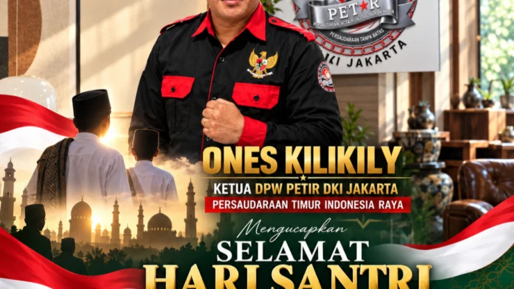 Ketua DPW PETIR DKI Jakarta Ones Kilkily Beserta Jajaran Ucapkan Selamat Hari Santri Nasional 2026