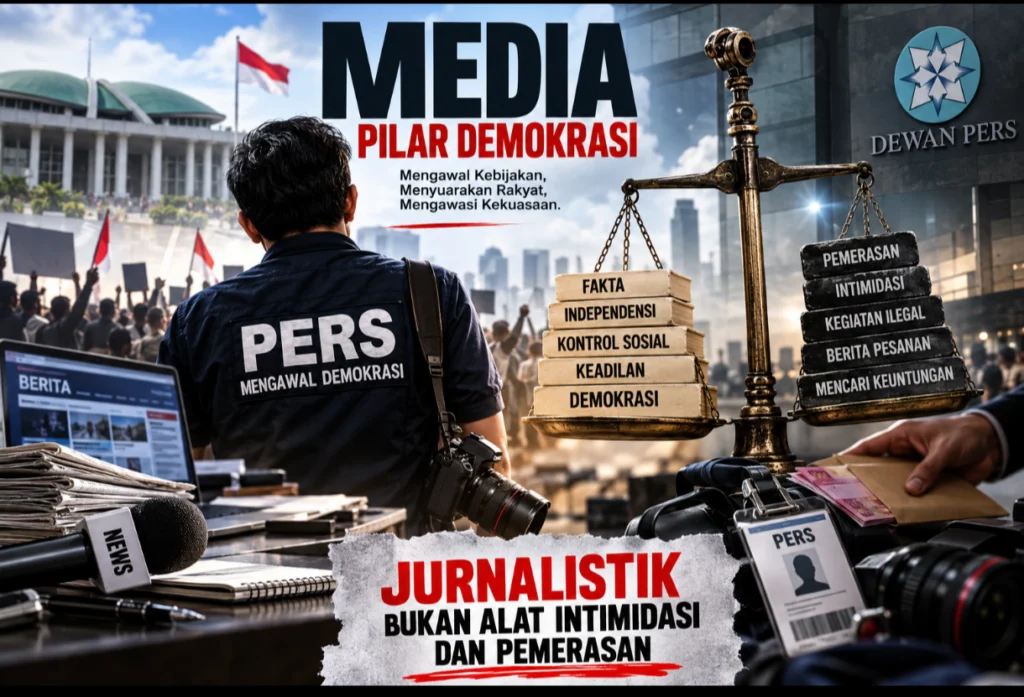 Portal Berita Indonesia dan Dunia Terkini Hari Ini, Update Harian Terbaru, Terlengkap, Tajam, Aktual dan Berimbang. Marwah Pers di Tengah Industri Media Online: Demokrasi Jangan Dijadikan Alat Intimidasi - Teropong Rakyat