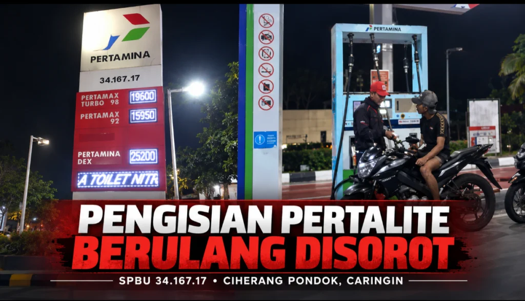 TERKUAK! Pengisian Pertalite Berulang di SPBU Ciherang Pondok Disorot, Operator Akui Terima Kelebihan Uang Rp2.000–Rp5.000 - Teropong Rakyat