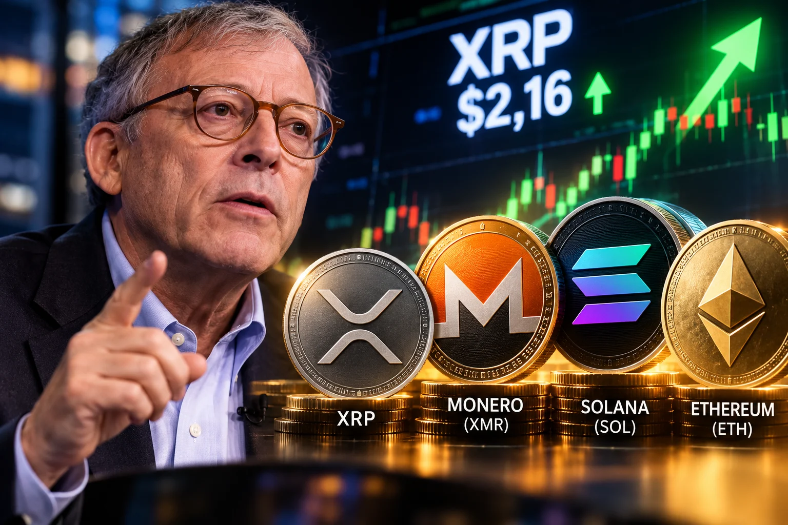 Peter Brandt Ungkap 4 Kripto Pilihan, XRP Dibayangi Tekanan Jual