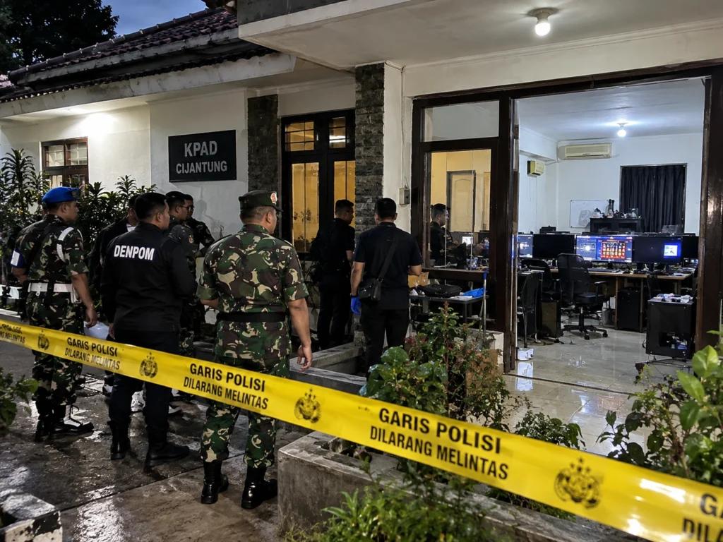 Markas Judi Online Diduga Beroperasi di Rumah Dinas TNI Cijantung, 11 Orang Diamankan - Teropong Rakyat