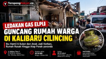 Ledakan Gas Elpiji di Kalibaru Cilincing, Ibu Hamil 6 Bulan Alami Luka-Luka