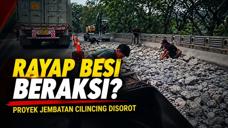 Rayap Besi Diduga Beraksi di Proyek Jembatan Cilincing, Aset Publik Jangan Dijarah!